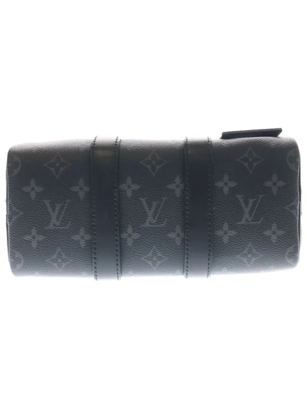 Louis Vuitton Monogram Eclipse Keepall Bandouliere 25 2-Way Shoulder Bag Black